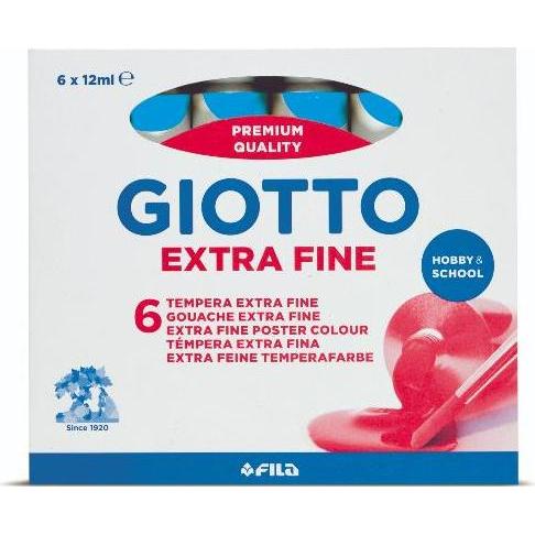 Giotto, Colore + Vernice per fai da te, 352015 colore a tempera 12 ml Tubo Ciano (12 ml)