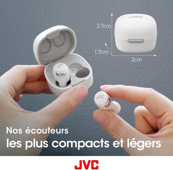 Actual product image JVC HA-A30T2-B Compacts, stylish True Wireless earbuds with Noise Cancelling - White (HAA30T2WU) (ANC, 11 h, Wireless)