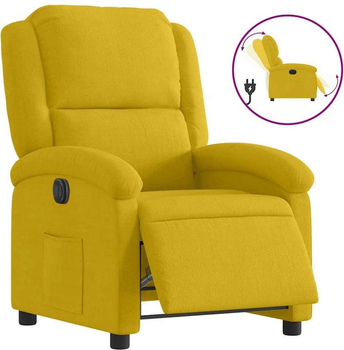 Immagine prodotto vidaXL Sedia reclinabile in velluto elettrico