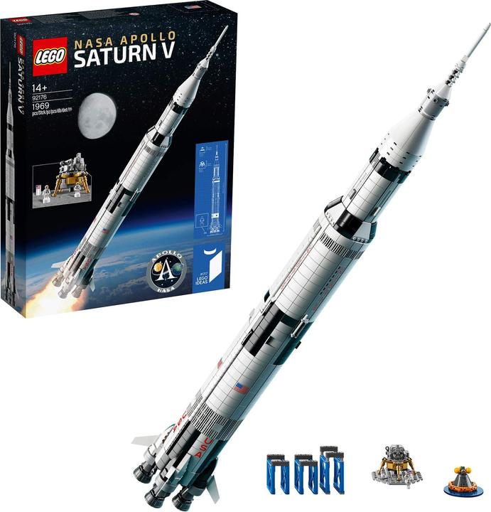 Produktbild LEGO NASA Apollo Saturn V (92176, LEGO Ideas, LEGO Seltene Sets)