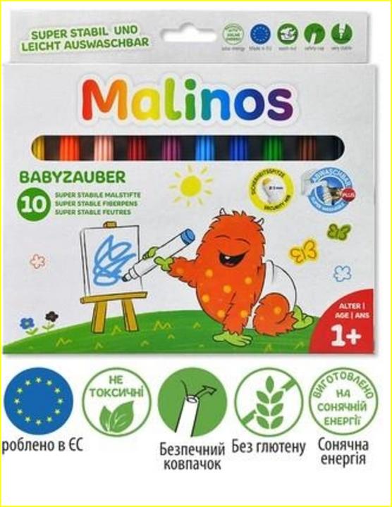 Immagine prodotto Malinos Pennarelli magia bambino (Multicolore, 10 x)
