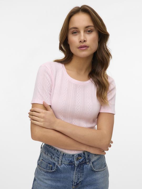 Image du produit Vero Moda Vmlisa Pointelle Ss Top Jrs Noos (L)