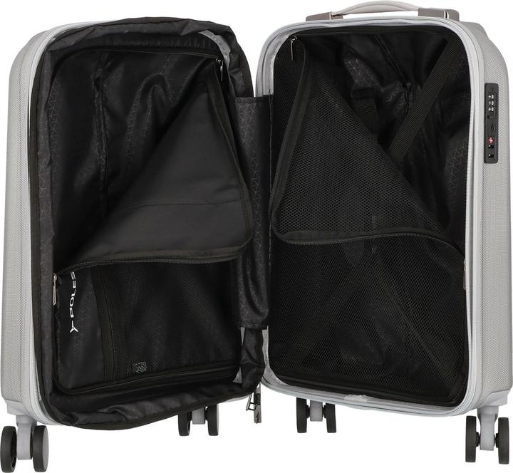 Actual product image Polestream Moonrock 4 Rollen Kabinentrolley 55 cm mit Dehnfalte (34 l)