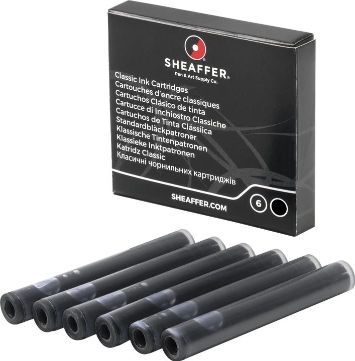 Produktbild Sheaffer Ersatztintenpatronen für Füllhalter (6 Stück, Schwarz)