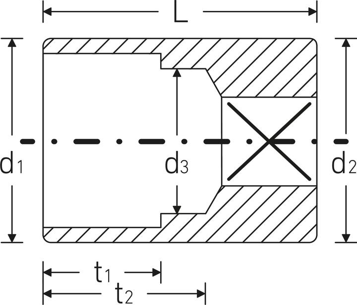 Productafbeelding Stahlwille 1/4 "DR x 5mm SOCKET BI-HEX (5 mm)