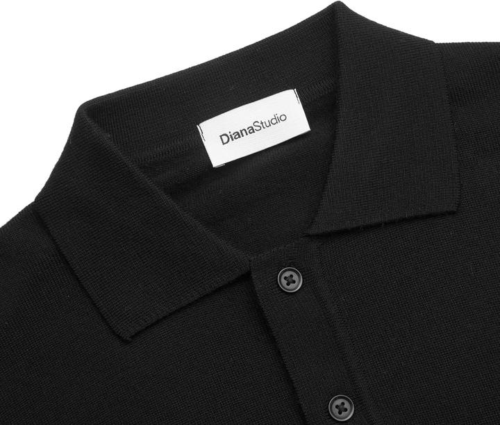 Produktbild Diana Studio Heren Zwart, L Polo Pullover Large, zwart, L (L)