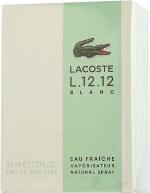 Actual product image Lacoste L.12.12 Blanc Eau Fraiche EDT 50 ml (Eau de toilette, 50 ml)