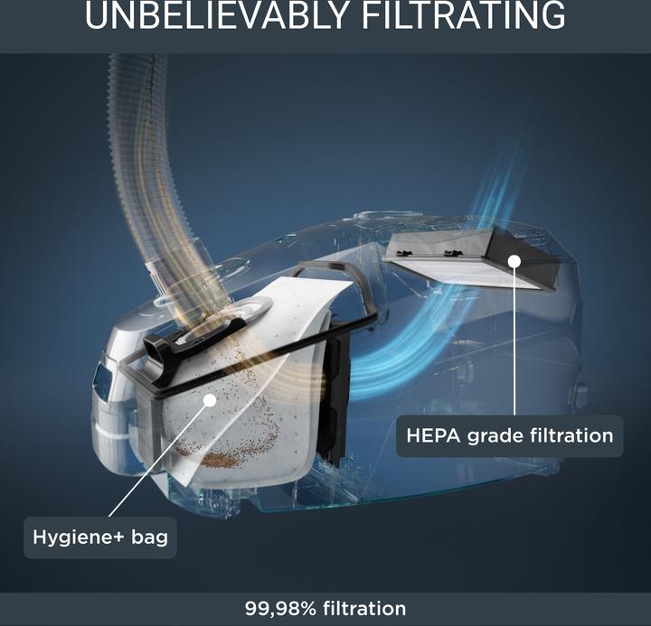 Produktbild OBH Nordica Green Force Max Silence -p??lynimuri, musta