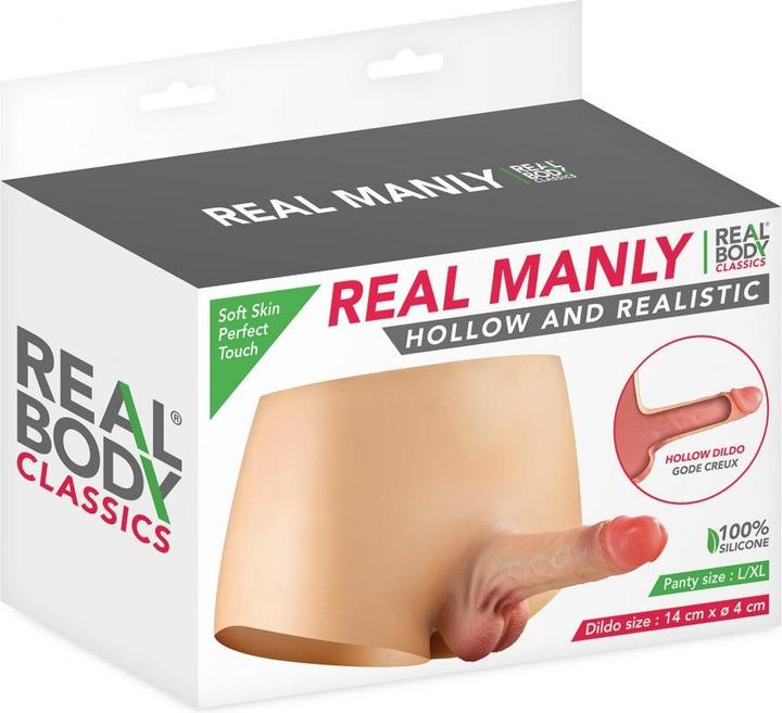 Image du produit Real Body Culotte avec gode réaliste creux - L/XL