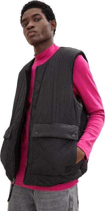 Actual product image Tom Tailor Teddy Reversible Quilted Vest (L)