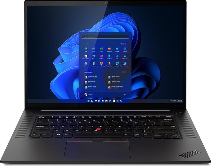 Actual product image Lenovo ThinkPad X1 Extreme Gen 5 (16", 1000 GB, 32 GB, DE, Intel Core i7-12700H)