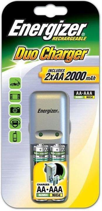 Produktbild Energizer Recharge Mini (2 Stk., AA, 2000 mAh, Ladegerät inkl. Akku)