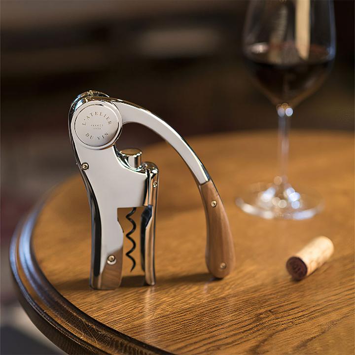 Actual product image Atelier du vin Corkscrew OENO WOOD MOTION (Lever corkscrew)