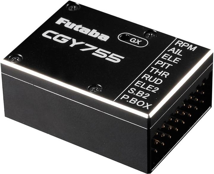 Futaba Système Flybarless CGY-755 3-axes avec boîte de programmation
