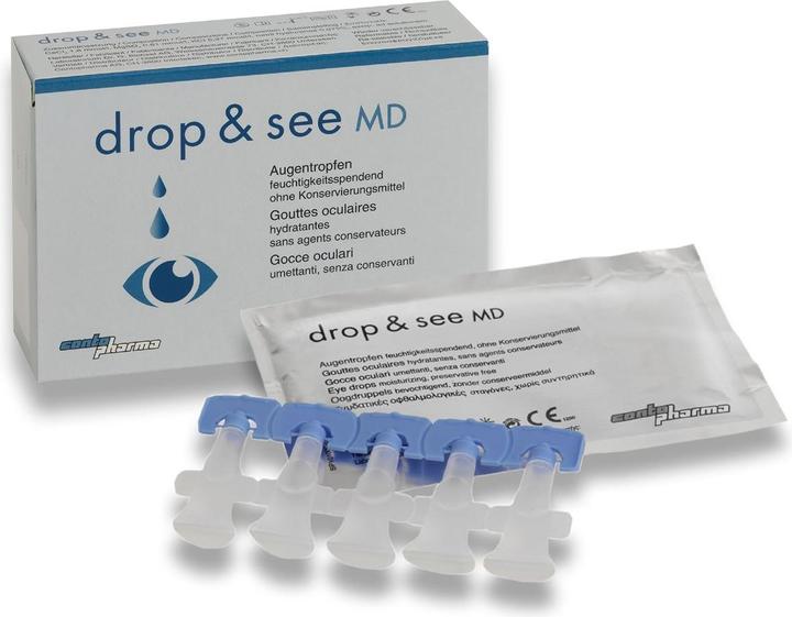 Image du produit Contopharm solution de confort drop & see MD gtt opht (Entretien des lentilles dures, 10 ml)