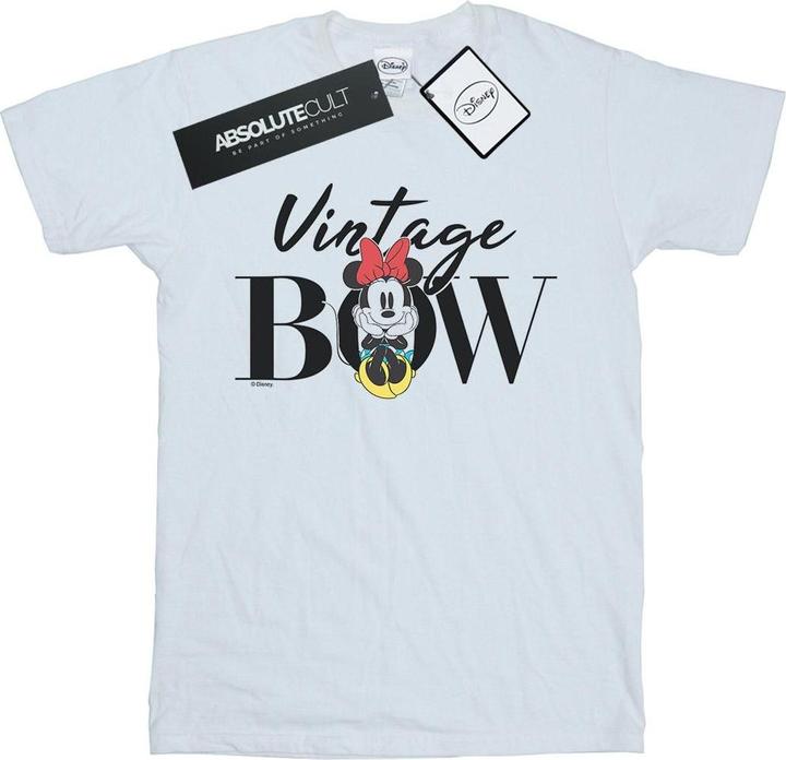 Actual product image Disney Mens Minnie Mouse Vintage Bow T-Shirt (S)