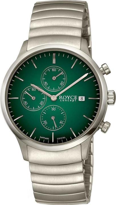 Produktbild Boccia 3743-01 Royce Chronograph Titanium 40mm 3ATM (Chronograph, 40 mm)