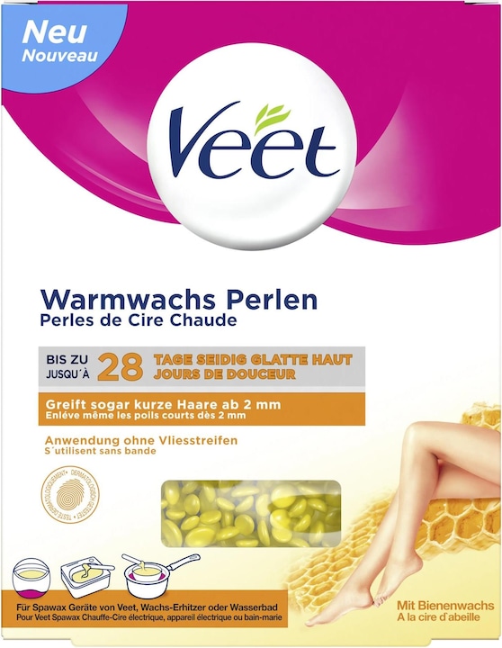Veet Warmwachs Perlen (230 ml, 2 x, 230 g)