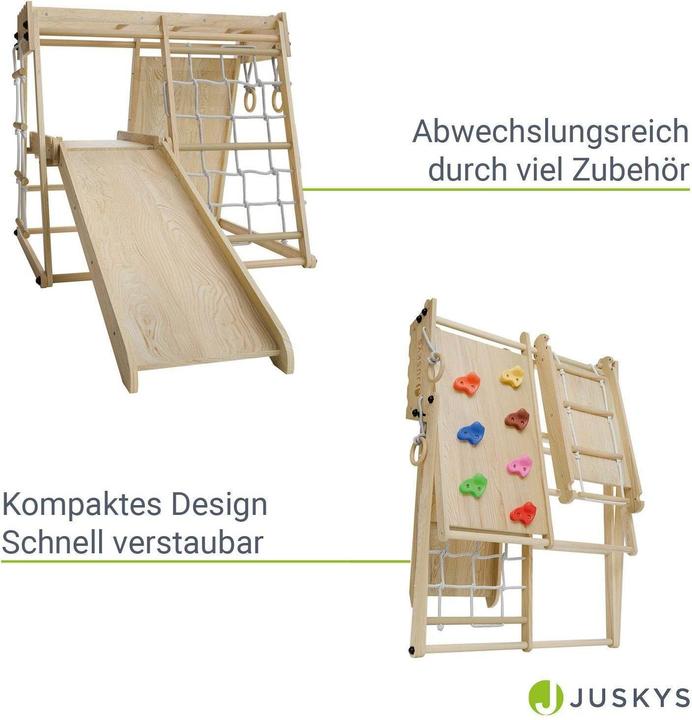 Image du produit Juskys Klettergerüst mit Rutsche