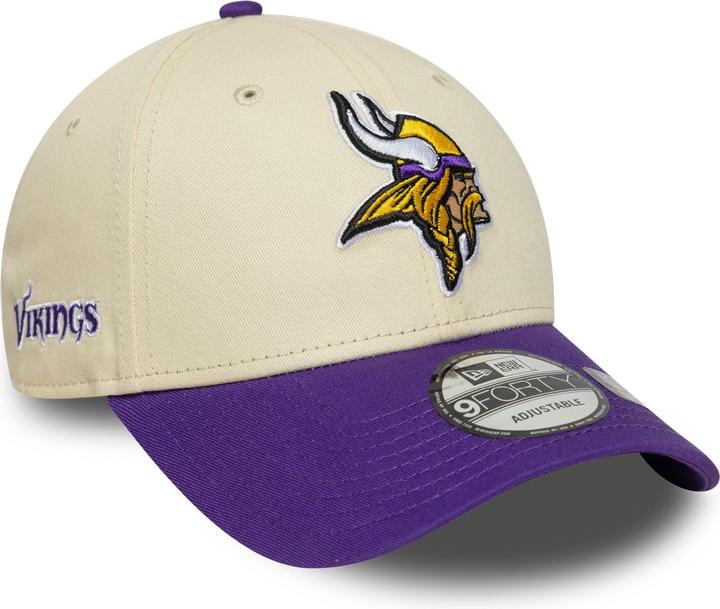 Image du produit New Era 9Forty Strapback Cap - Minnesota Vikings Beige