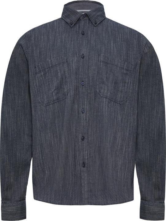 Image du produit S.Oliver Hemd Regular Fit: Strukturiertes Hemd mit Fischgratmuster (M)