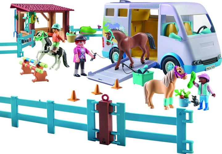 Immagine prodotto Playmobil Scuola di equitazione per dispositivi mobili (71493, Cavalli Playmobil della cascata)