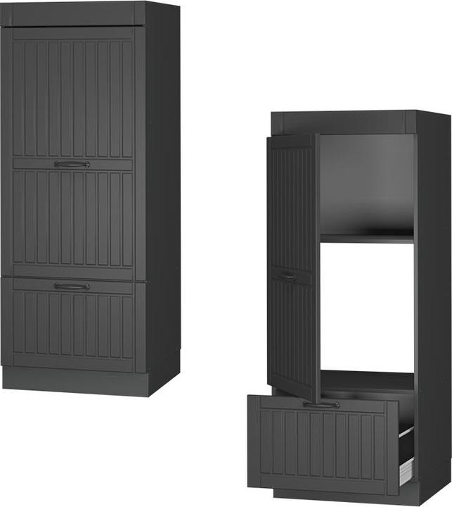 Produktbild Vicco Mikrowellenschrank Fame-Line (60 x 58.10 x 153.60 cm)