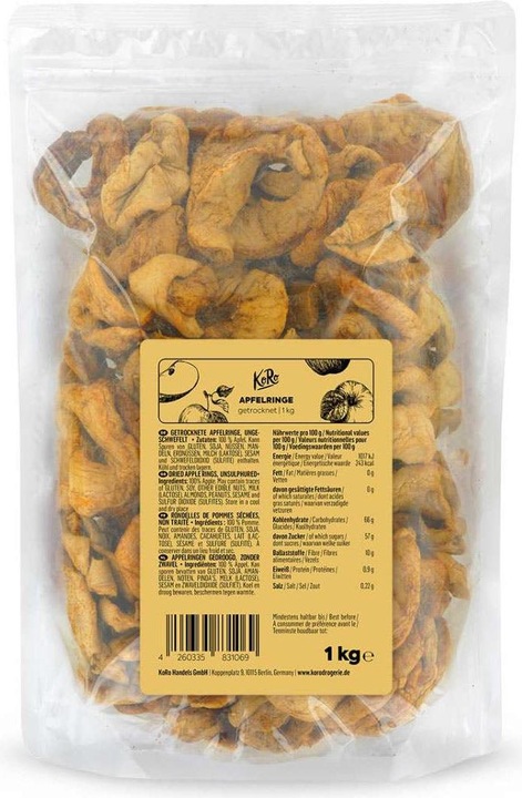 Produktbild KoRo Getrocknete Apfelringe (1000g) (1000 g)