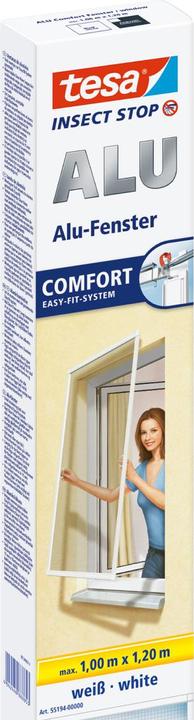 Immagine prodotto tesa Zanzariera in alluminio per finestra COMFORT (100 x 120 cm)