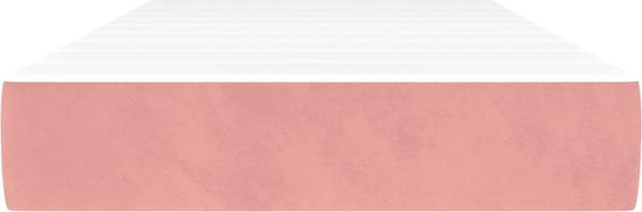 Image du produit vidaXL Taschenfederkernmatratze Rosa Samt (100 x 210 cm, Noyau de printemps)