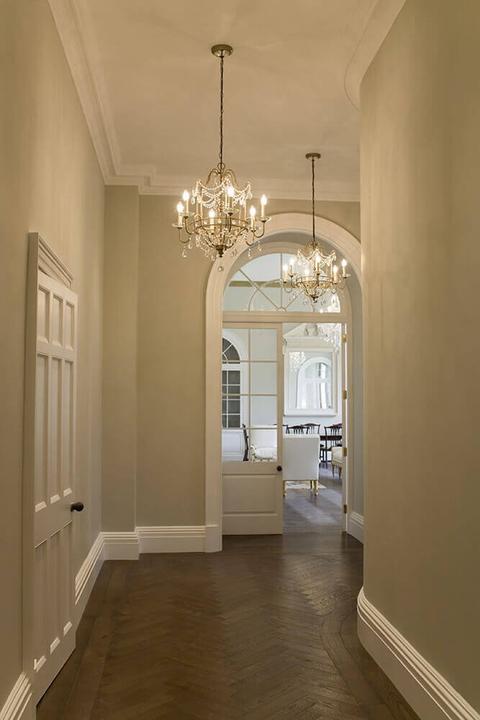 Produktbild Elstead Lighting Gianna Kronleuchter E14 4-fach Vergoldetes Silber (41.30 cm)