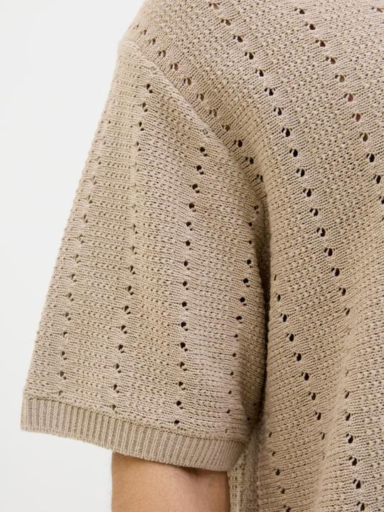 Produktbild Jack & Jones Jorparos Knit Easter Ss Crochet Polo (XXL)