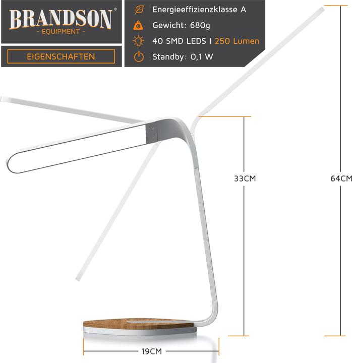 Actual product image Brandson Desk lamp (250 lm)