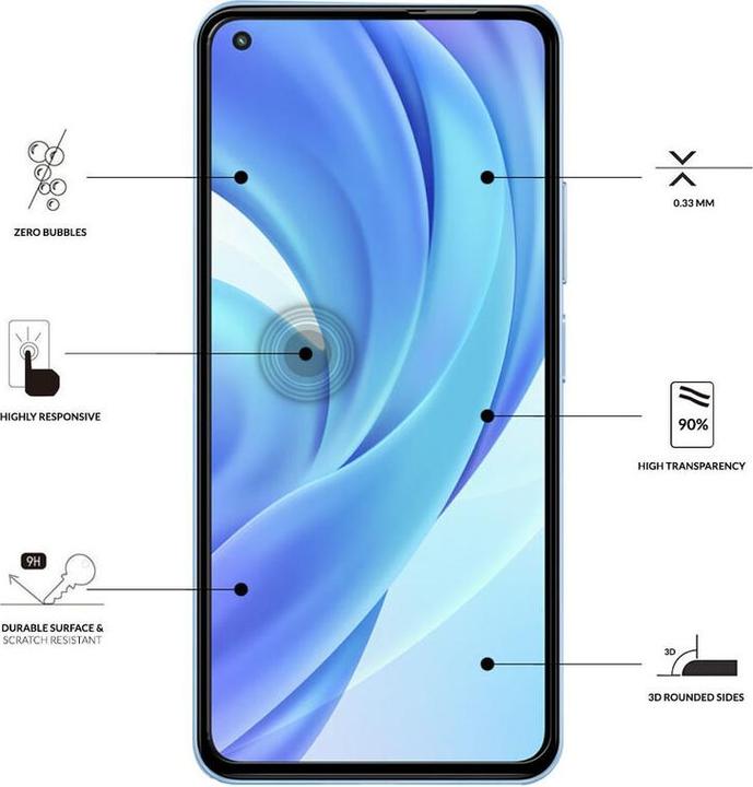 Image du produit Eiger Mountain Glass Clear Edge (1 pcs, Xiaomi Mi 11 Lite)