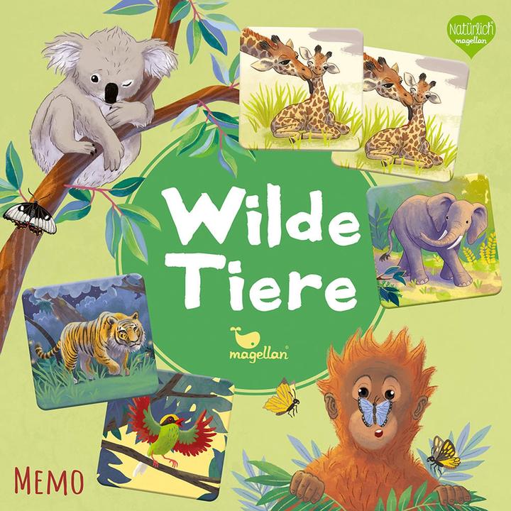 Actual product image Wild animals - Memo (German, 2 - 6 Players)