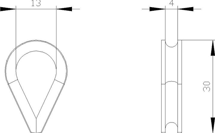 Immagine prodotto Siemens Rope Eye, 4mm (x4)