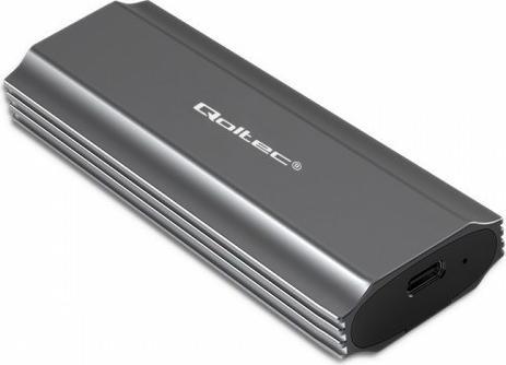 Produktbild Qoltec Obudowa | kieszeń NV2271 do dysków M.2 SSD| SATA | NVME | USB-C (M.2)