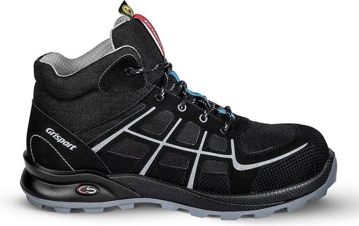 Image du produit Grisport Safety Grisport chaussures de travail ferme S3 ESD haute noir taille 44 (S3, 44)