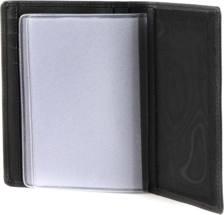 Actual product image Esquire Logo ID card holder leather 9 cm