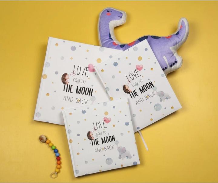 Actual product image Hama Baby diary "To The Moon", 22x29 cm, 46 illustrated pages