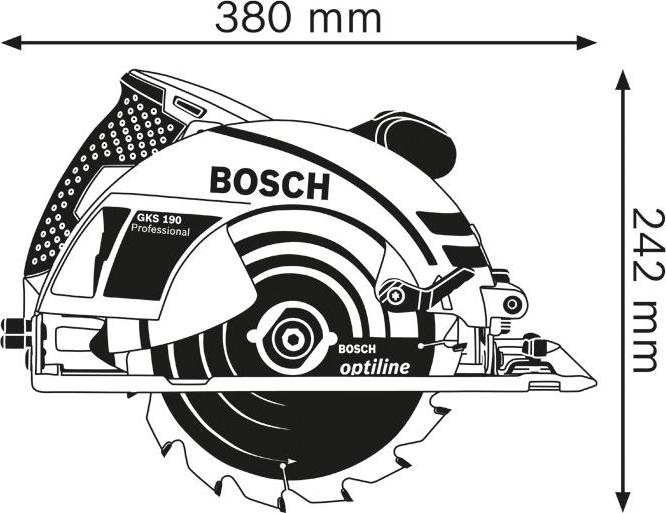 Immagine prodotto Bosch Professional Sega circolare portatile GKS 190, in scatola