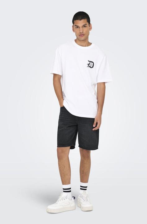 Actual product image Only & Sons Onsedge Black 2047 Tai Dnm Shorts Noos (M)