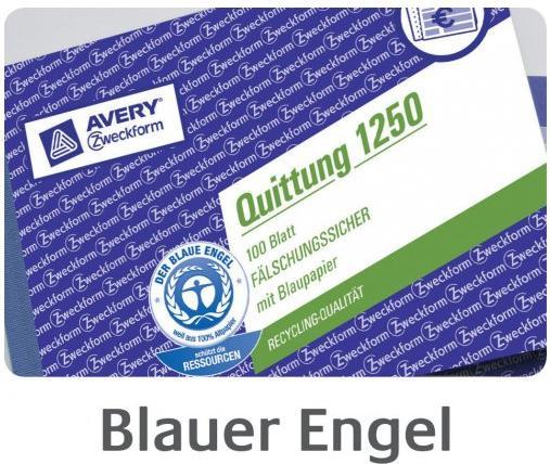 Actual product image Avery Receipt VAT shown separately (100x)