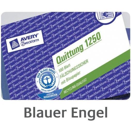 Thumbnail - Avery, Formular, Quittung MwSt. separat ausgewiesen (100 x)