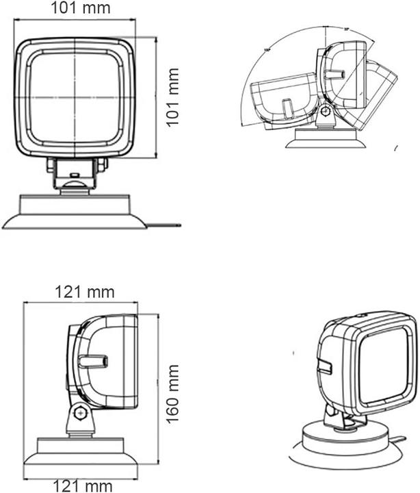 Actual product image LED-Martin Working headlight W82 692.4