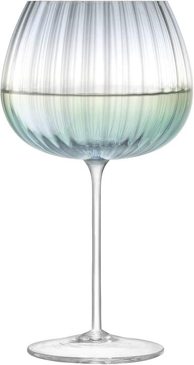 Actual product image LSA Set of 2 Dusk Balloon Goblets 650ml Green Grey (6.50 dl, 2 x)