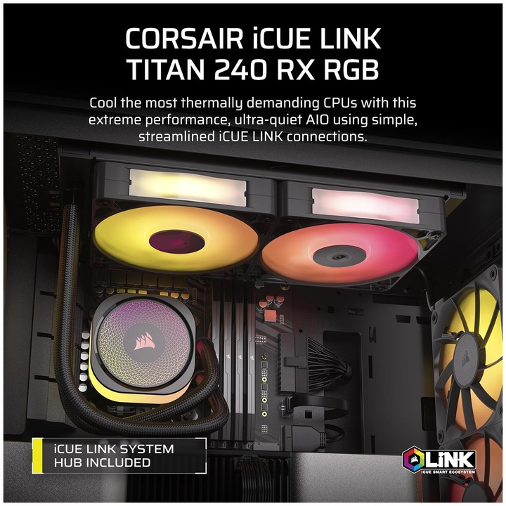Produktbild Corsair iCUE LINK TITAN 240 RX RGB