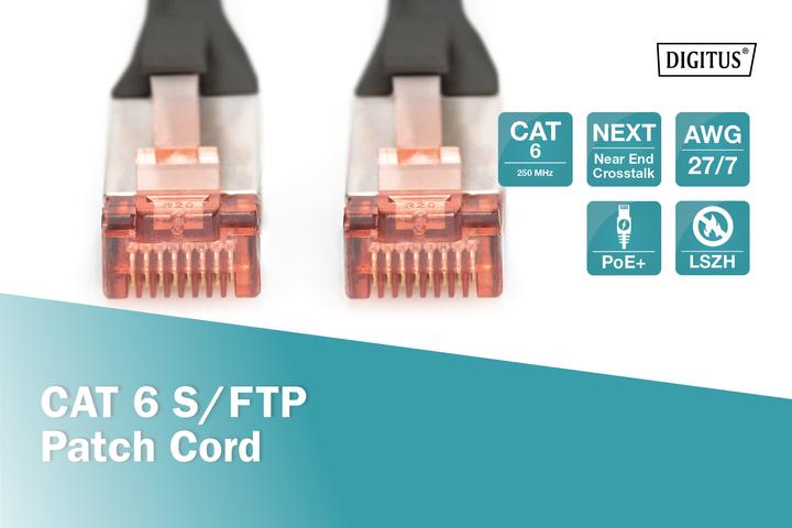 Produktbild Digitus Netzwerkkabel (S/FTP, CAT6, 5 m)