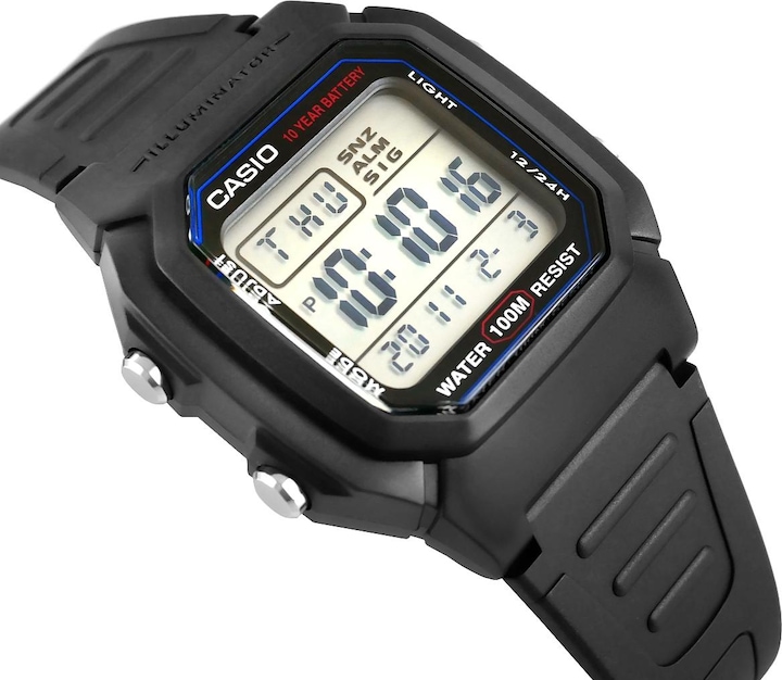 Actual product image Casio W-800h-1aves (Digital watch, 44 mm)