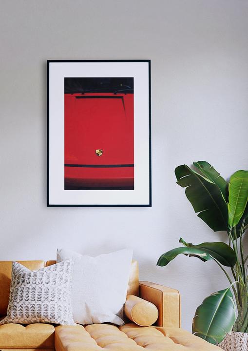 Produktbild Plakativ Porsche Rot Poster A2 (59.4 x 42 cm)